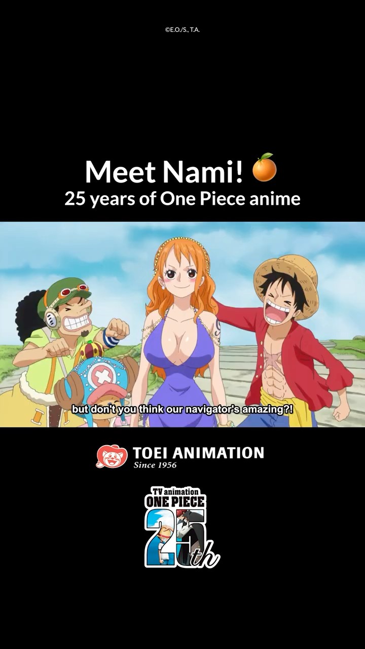 She'll steal more than your heart. It's time to Meet Nami, Luci Christian ? #onepiece #onepiecenami